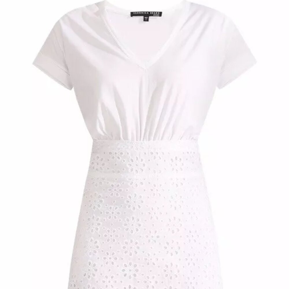 Veronica Beard Jiya Combo Dress - Picture 2 of 13